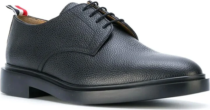 grained leather Derby shoes - Image 2
