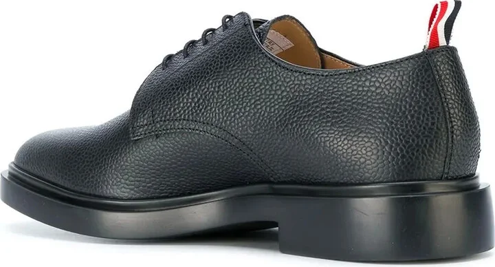 grained leather Derby shoes - Image 3