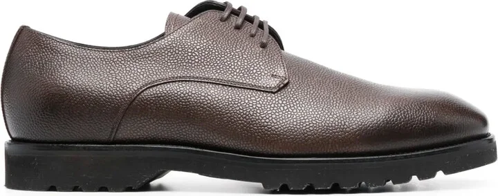 grained leather Derby shoes