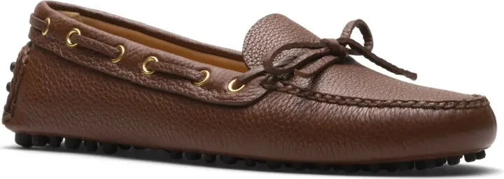 Grained-Leather Driving Shoes - Image 2