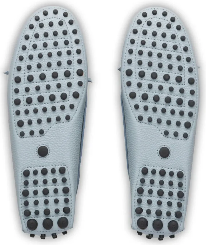 Grained-Leather Driving Shoes - Image 5