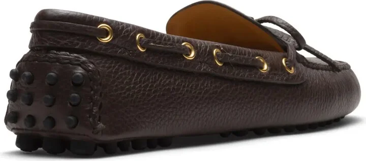 Grained-Leather Driving Shoes - Image 3