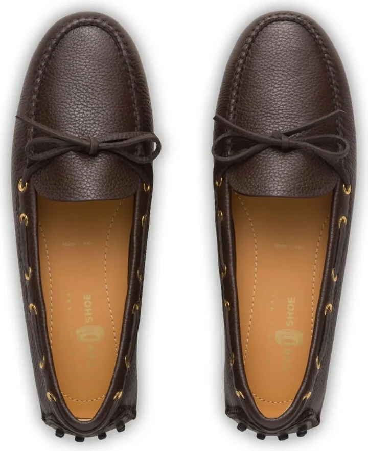 Grained-Leather Driving Shoes - Image 4