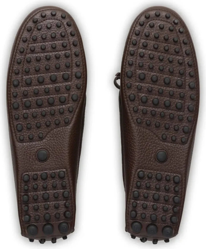 Grained-Leather Driving Shoes - Image 5