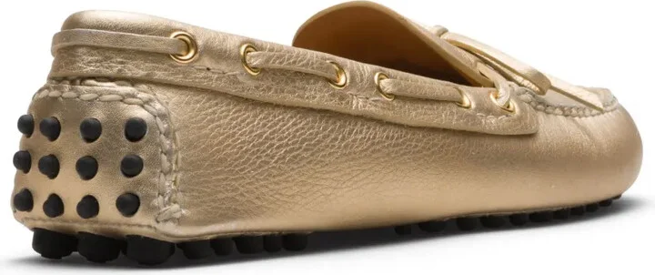 Grained-Leather Driving Shoes - Image 3