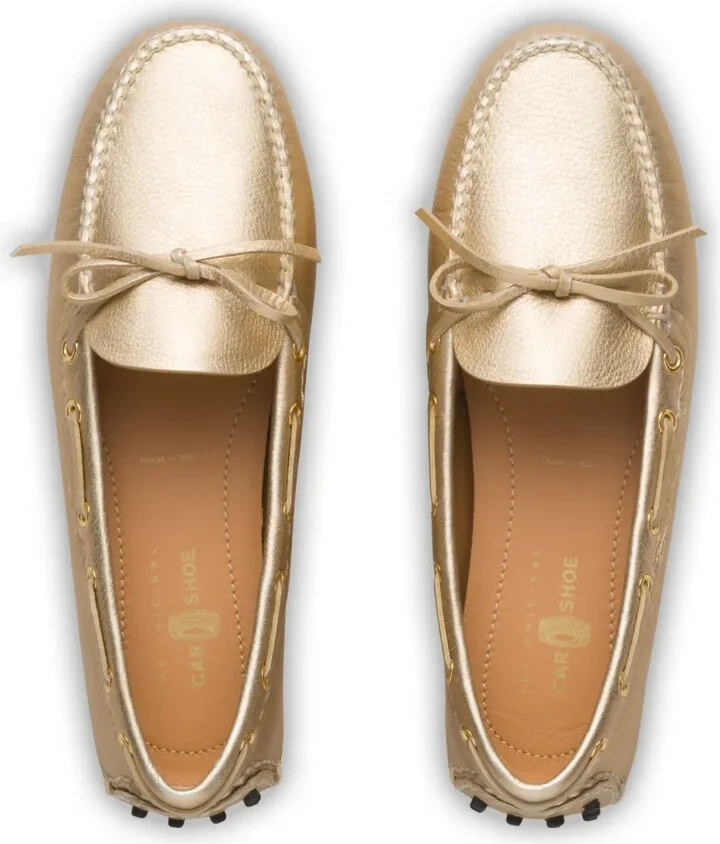 Grained-Leather Driving Shoes - Image 4