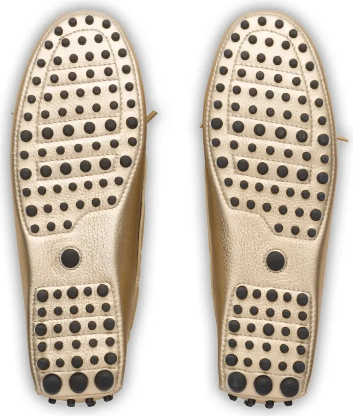 Grained-Leather Driving Shoes - Image 5