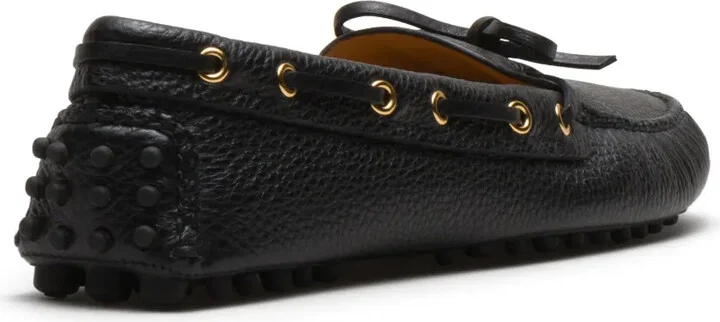 Grained-Leather Driving Shoes - Image 3