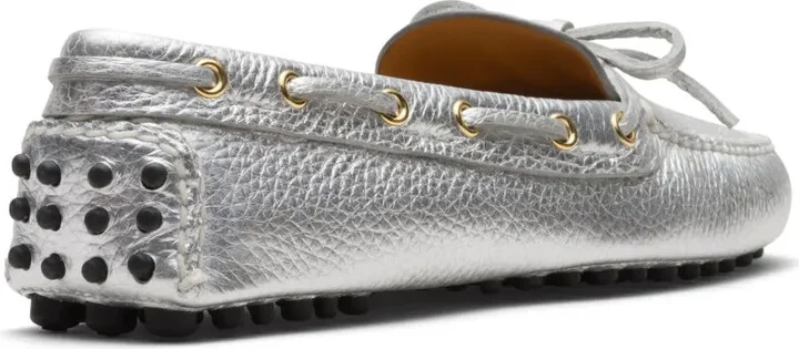 Grained-Leather Driving Shoes - Image 3