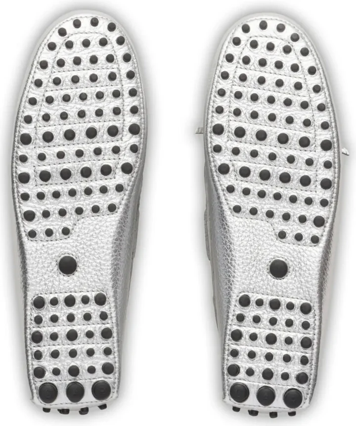 Grained-Leather Driving Shoes - Image 5