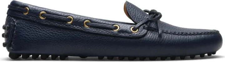Grained-Leather Driving Shoes