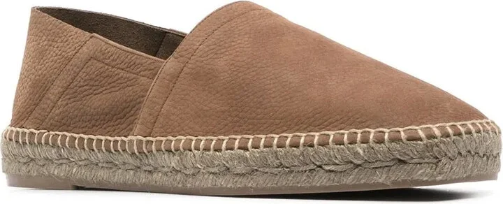 Grained Leather Espadrilles - Image 2