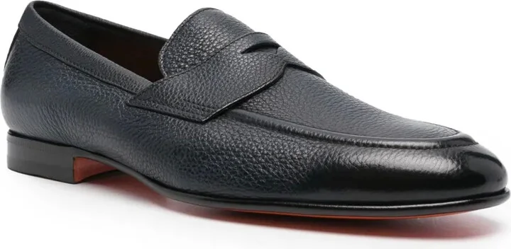 Grained Leather Loafers - Image 2