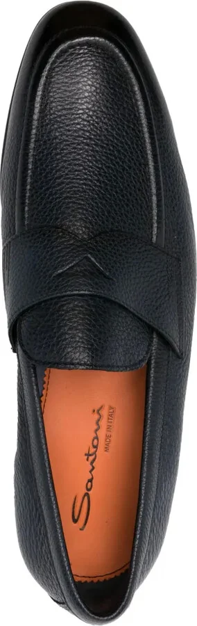 Grained Leather Loafers - Image 4