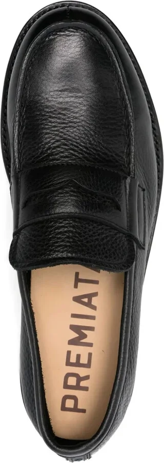 Grained Leather Loafers - Image 4