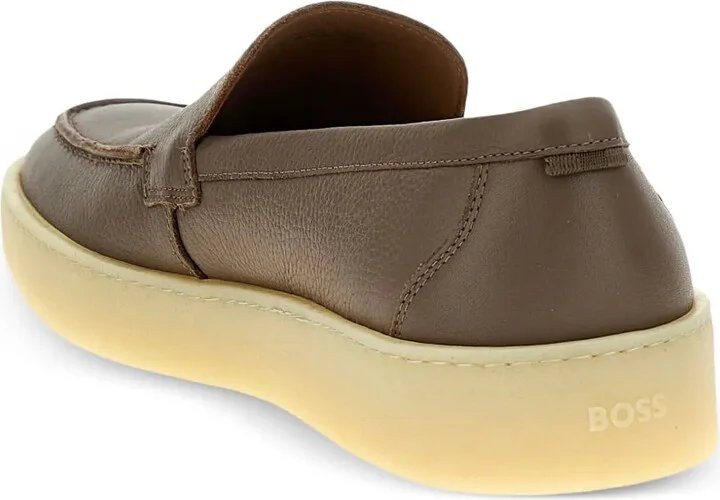 Grained-Leather Loafers - Image 3