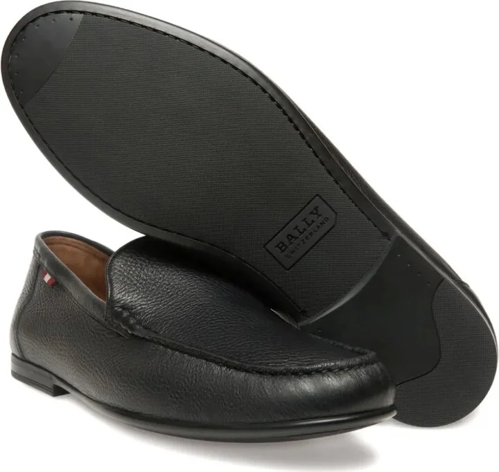 Grained-Leather Loafers - Image 2