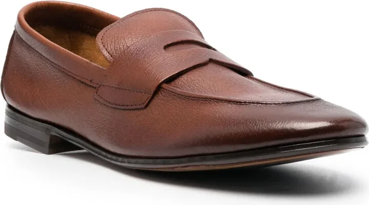 Grained Leather Loafers - Image 2