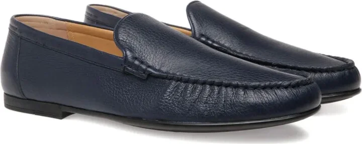 Grained-Leather Moccasin Shoes - Image 2