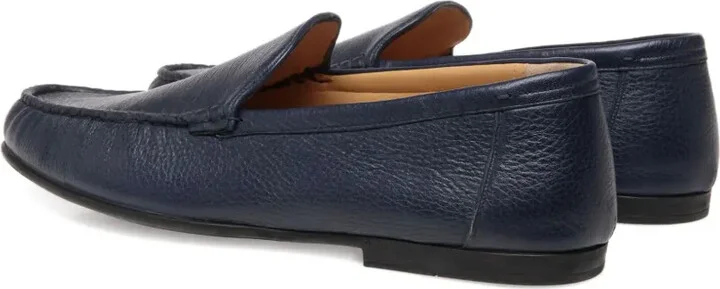 Grained-Leather Moccasin Shoes - Image 4