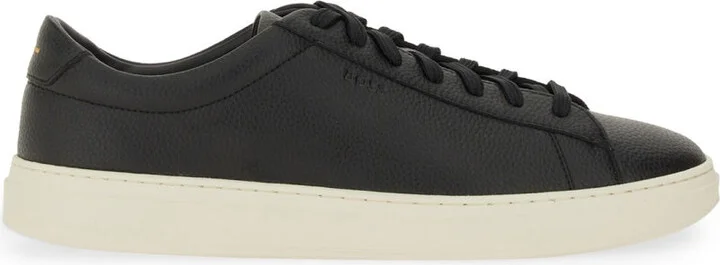 Grained Leather Sneaker
