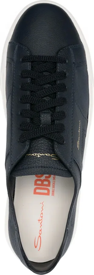 Grained Leather Sneakers - Image 4