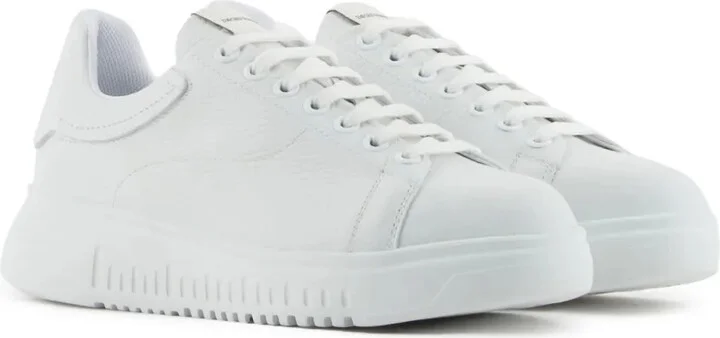 Grained-Leather Sneakers - Image 2