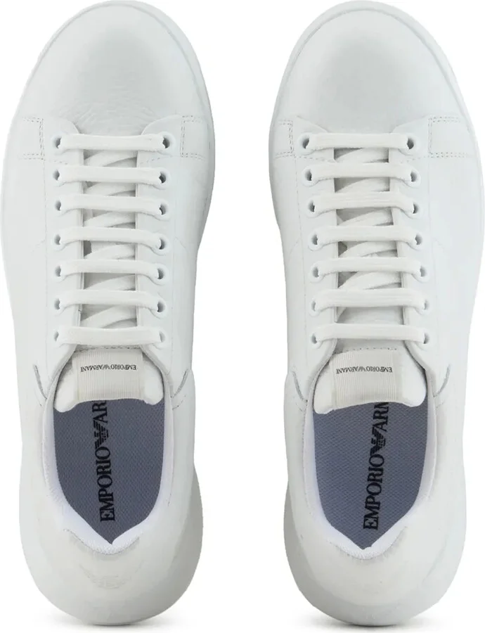 Grained-Leather Sneakers - Image 4