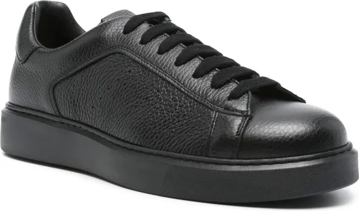 Grained-Leather Sneakers - Image 2