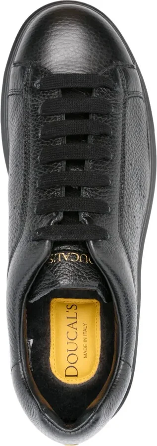 Grained-Leather Sneakers - Image 4