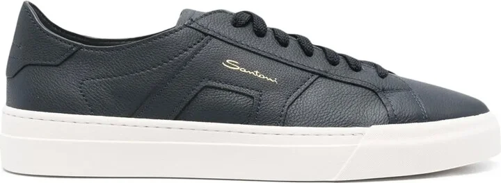 Grained Leather Sneakers
