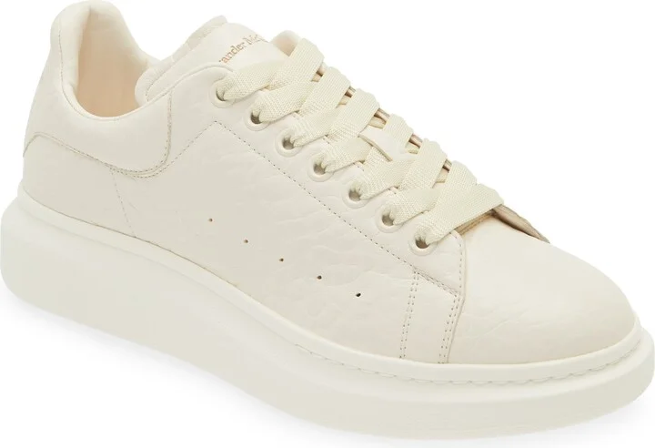 Grainy Leather Oversize Sneaker