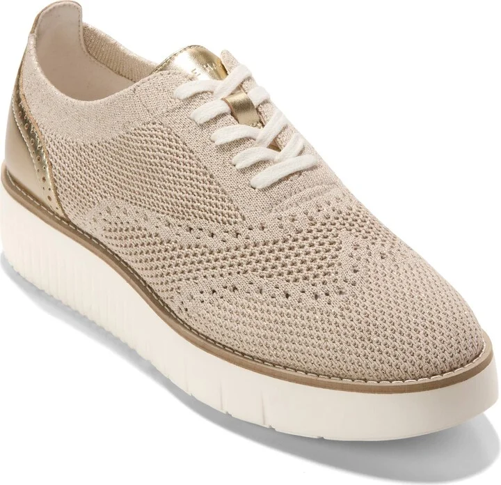 RYE/ GOLD METALLIC KNIT/ IVORY