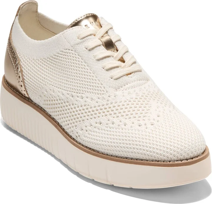 IVORY KNIT/ SOFT GOLD METALLIC