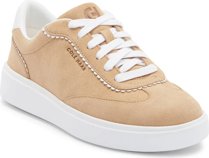 TUSCAN SAND SUEDE/ WHITE