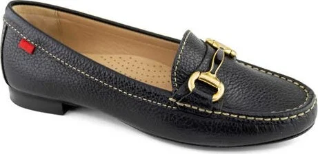 Grand Street Leather Buckle Loafer
