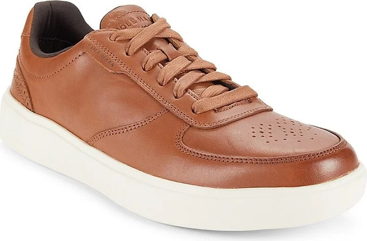 Grand Transition Leather Court Sneakers - Image 2