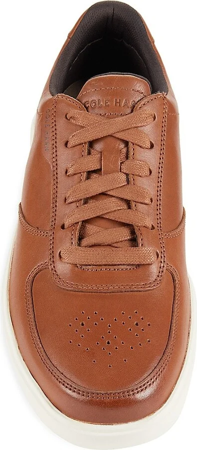 Grand Transition Leather Court Sneakers - Image 5