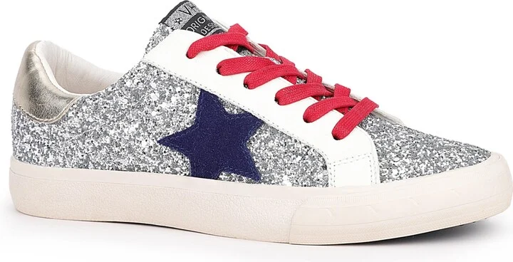 Grande - Silver Glitter Multi Women's's Sneaker by Vintage Havana - Image 2