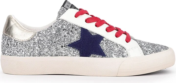 Grande - Silver Glitter Multi Women's's Sneaker by Vintage Havana