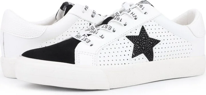 Grande - White Black Rhinestones Women's's Sneaker by - Image 2