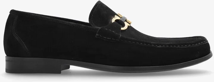 Grandioso Gancini Suede Loafers