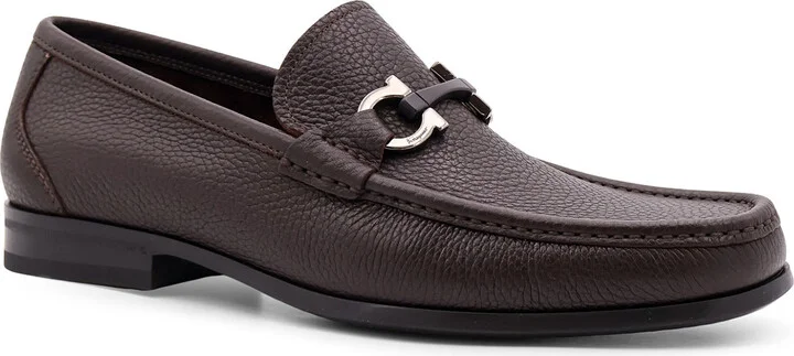 Grandioso Leather Loafer With Gancini Detail - Image 2