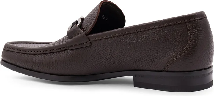 Grandioso Leather Loafer With Gancini Detail - Image 3