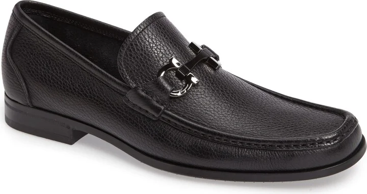 Grandioso Pebbled Driving Shoe with Double Gancio Ornament
