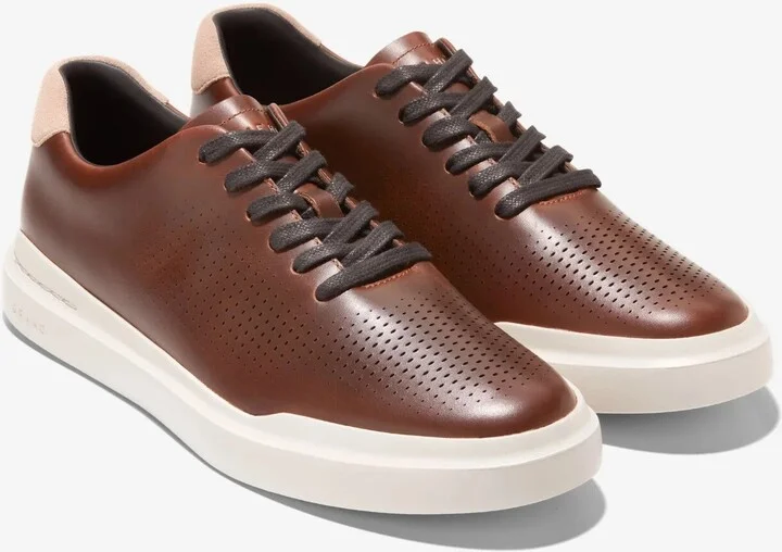 GrandPrÃ¸ Rally Laser Cut C38963 Mens 11.5 Acorn Leather Shoes ZPO3709