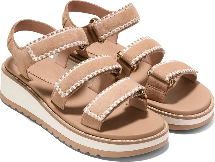 GrandPro Daylin Slingback Platform Wedge Sandal - Image 7