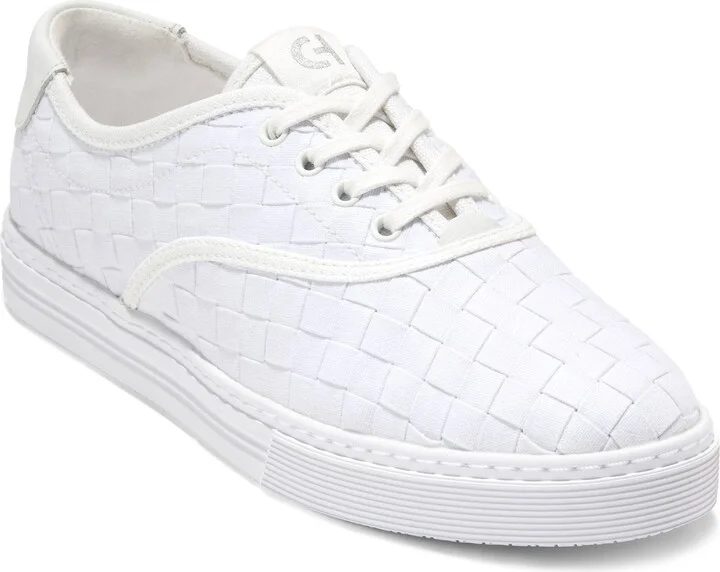 White Woven Canvas