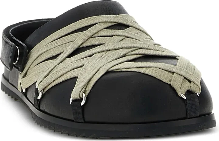 Granola lace-up leather clogs - Image 2