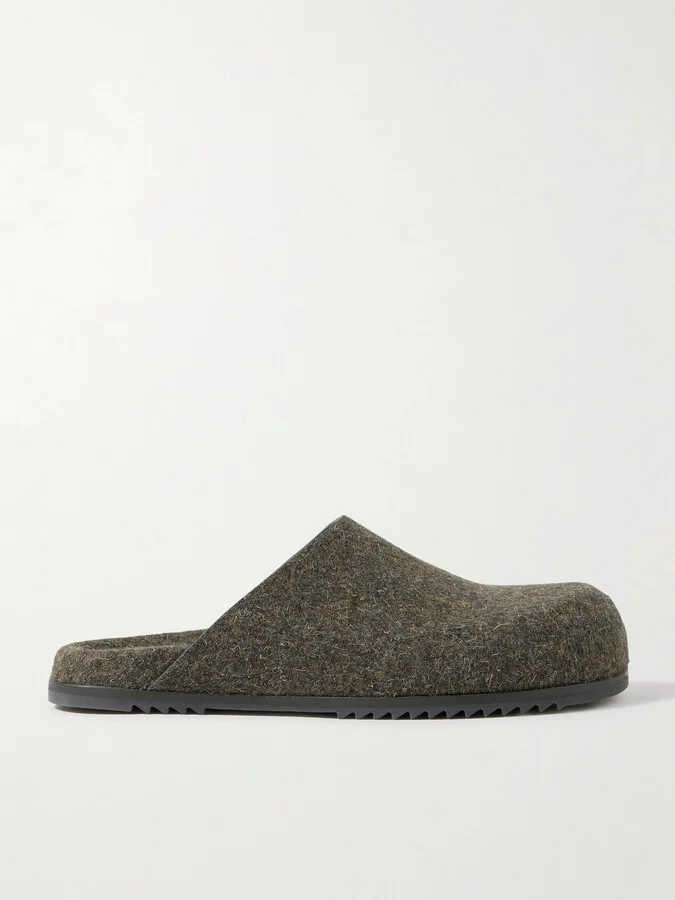 Granola Melton Wool Mules